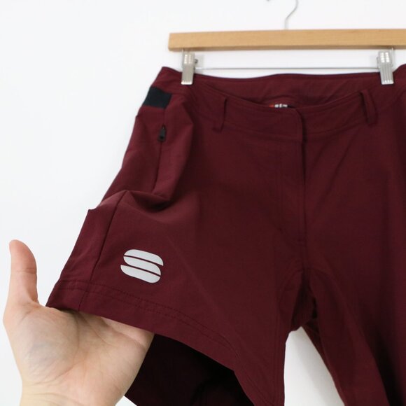 *Sportful Maroon Bermuda Shorts - Picture 4 of 7